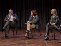 Sonia Fuertes, Comissionada ACCIO SOCIAL. tinença d’alcaldia de Drets Socials, Justícia Global, Feminismes i LGTBI , Josep Tristany, director del Pla director de Salut Mental i Adicions del Departament de Salut de la  Generalitat, Alba Barnusell diputada de l’Àrea de Sostenibilitat Social, Cicle de Vida i Comunitat