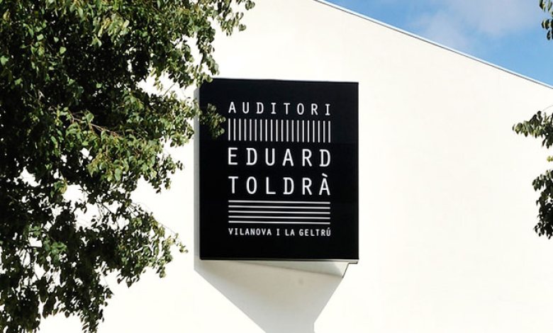 Façana de l'Auditori Eduard Toldrà