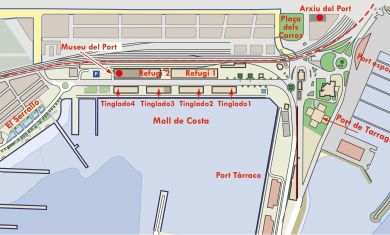 plano del Moll de Costa