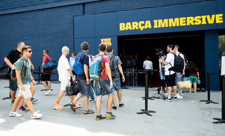 Exterior del museu FC Barcelona