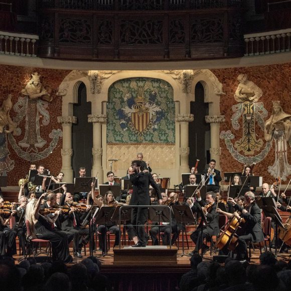 L'Orquestra Simfònica del Vallès a l'escenari del Palau