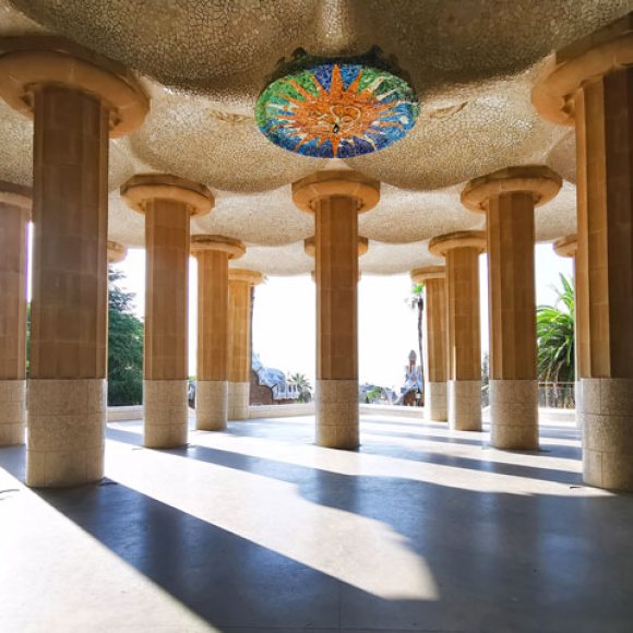 Entrada a l'Eix Monumental de Park Güell