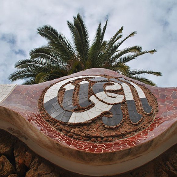 Entrada a l'Eix Monumental de Park Güell