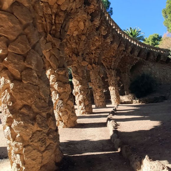 Entrada a l'Eix Monumental de Park Güell