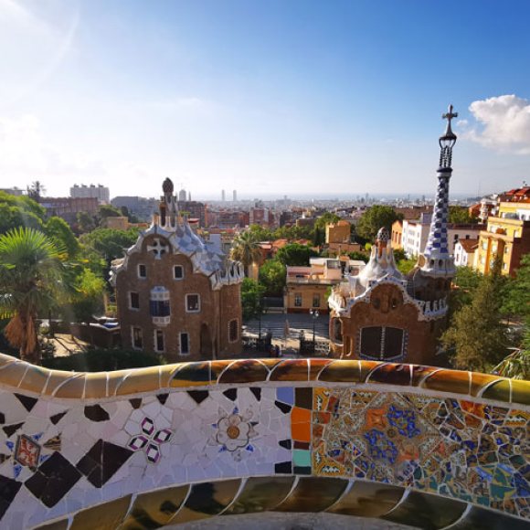 Entrada a l'Eix Monumental de Park Güell